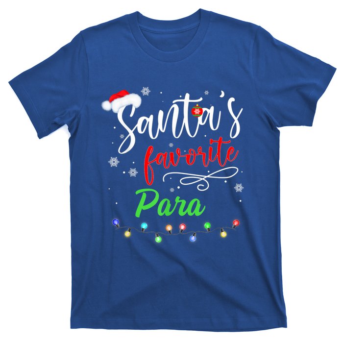 Merry Christmas Santa Squad Funny Santa's Favorite Para Gift T-Shirt