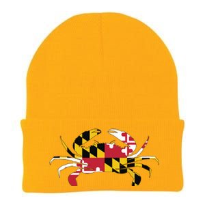 Maryland Crab State Pride Flag Knit Cap Winter Beanie