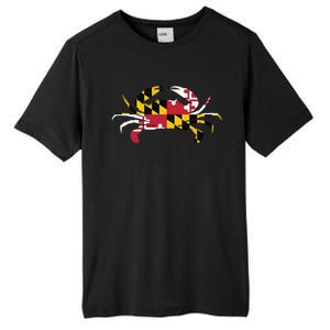 Maryland Crab State Pride Flag Tall Fusion ChromaSoft Performance T-Shirt