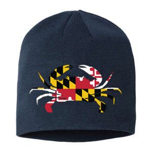 Maryland Crab State Pride Flag Sustainable Beanie