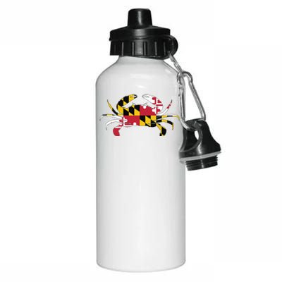 Maryland Crab State Pride Flag Aluminum Water Bottle