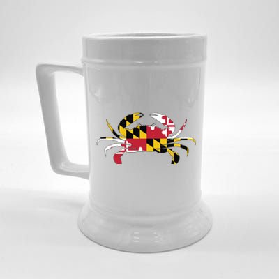 Maryland Crab State Pride Flag Beer Stein