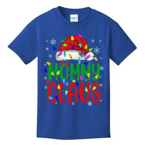 Mommy Claus Santa Hat Reindeer Ornats Cute Gift Kids T-Shirt