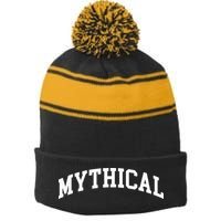 Mythical Collegiate Swea Stripe Pom Pom Beanie