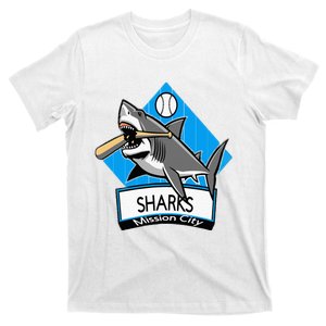 Mission City Sharks Baseball T-Shirt