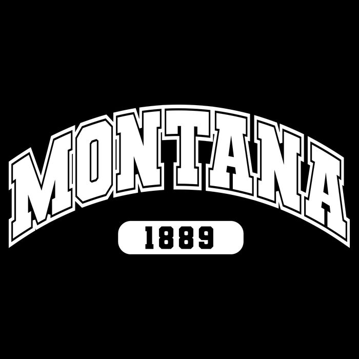 Montana Collegiate Style 1889 USA-Made Doggie Bandana