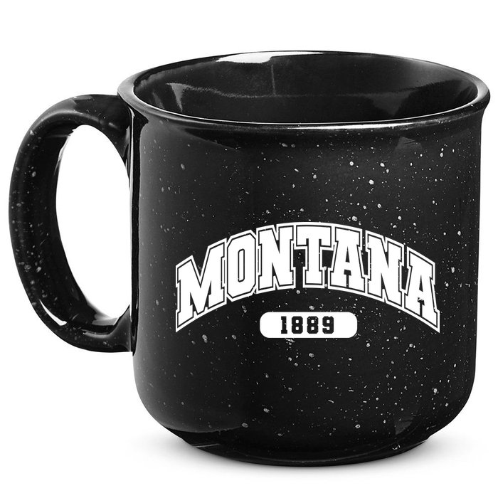 Montana Collegiate Style 1889 15oz Campfire Ceramic Mug