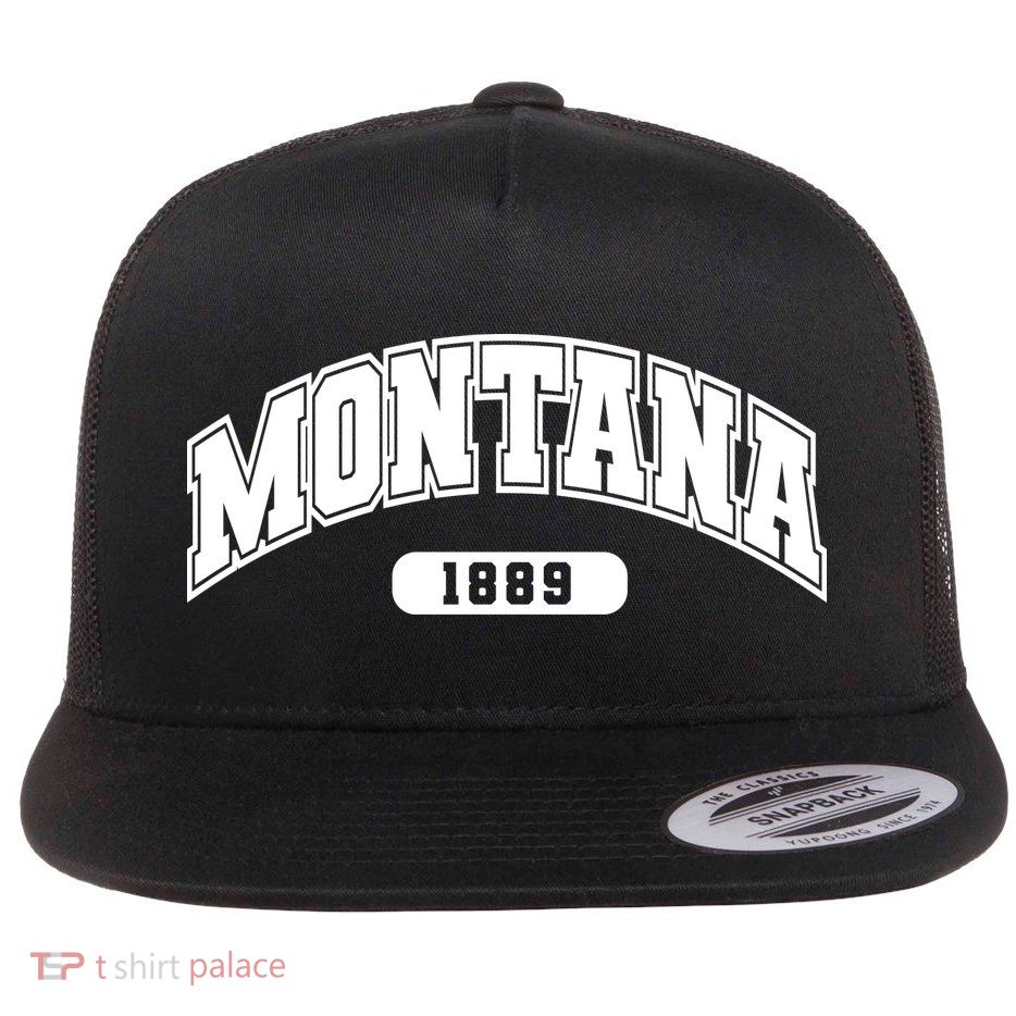 Montana Collegiate Style 1889 Flatbill Hat
