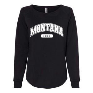 Montana Collegiate Style 1889 Womens California Wash Sweatshirt