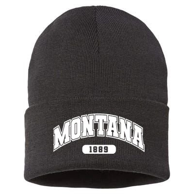 Montana Collegiate Style 1889 Sustainable Knit Beanie