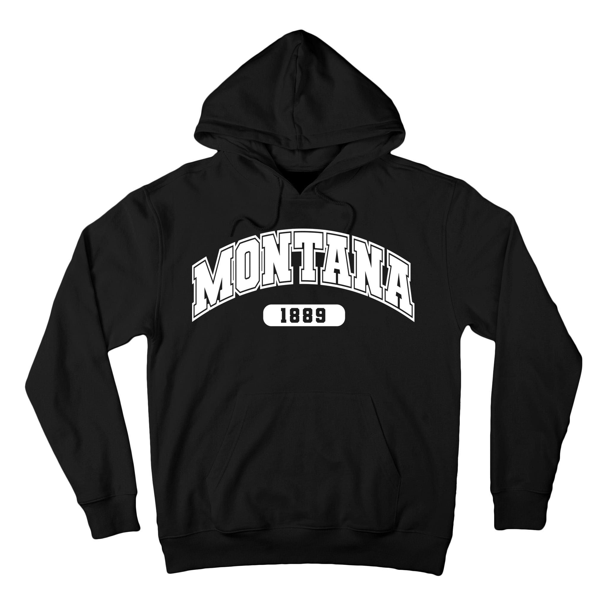 Montana Collegiate Style 1889 Tall Hoodie