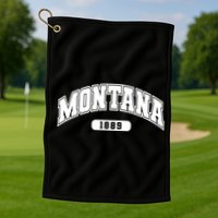 Montana Collegiate Style 1889 Golf Towel