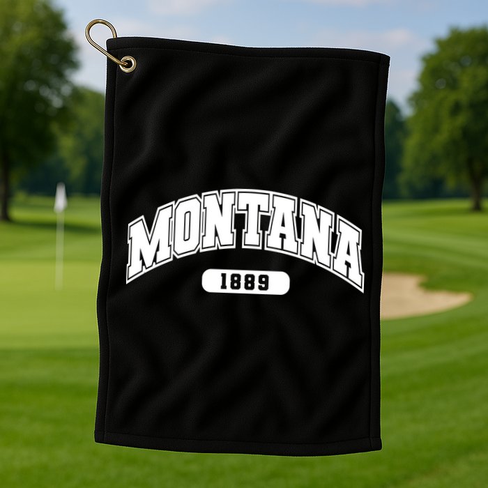 Montana Collegiate Style 1889 Golf Towel