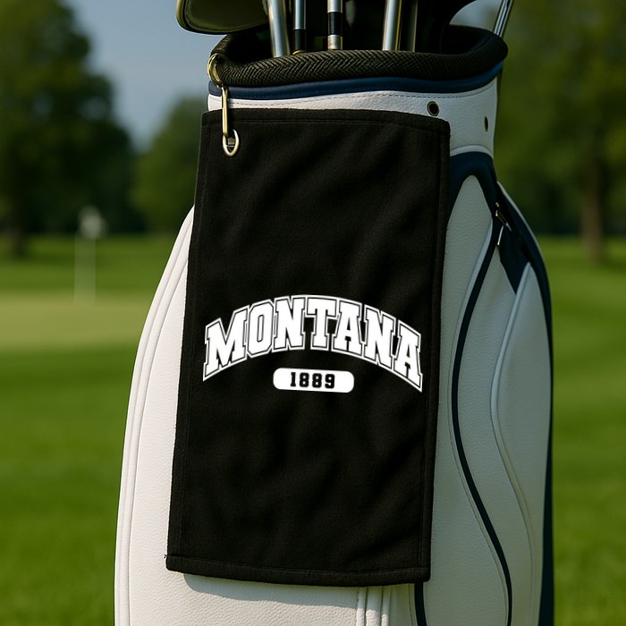Montana Collegiate Style 1889 Golf Towel