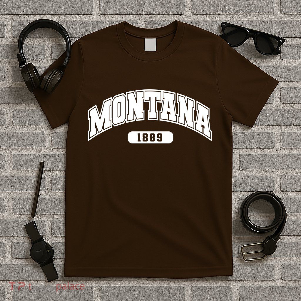 Montana Collegiate Style 1889 T-Shirt