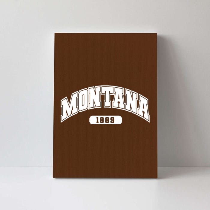 Montana Collegiate Style 1889 Canvas