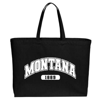 Montana Collegiate Style 1889 Cotton Canvas Jumbo Tote