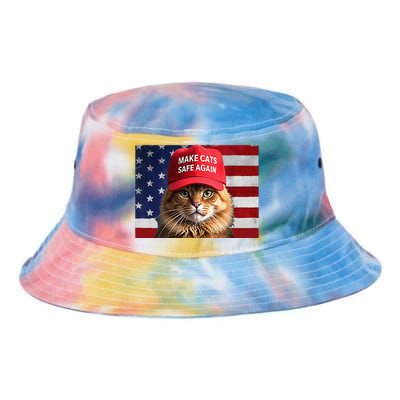 Make Cats Safe Again Gift Tie Dye Newport Bucket Hat