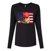 Make Cats Safe Again Gift Womens Cotton Relaxed Long Sleeve T-Shirt