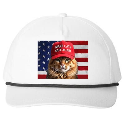 Make Cats Safe Again Gift Snapback Five-Panel Rope Hat