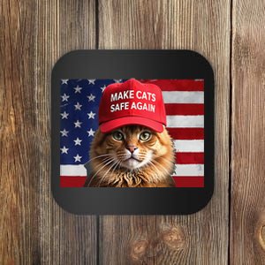 Make Cats Safe Again Gift Coaster