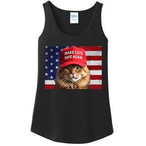 Make Cats Safe Again Gift Ladies Essential Tank