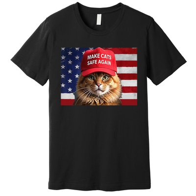 Make Cats Safe Again Gift Premium T-Shirt