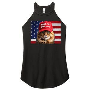 Make Cats Safe Again Gift Women's Perfect Tri Rocker Tank