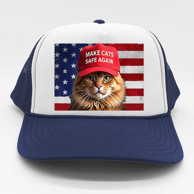 Make Cats Safe Again Gift Trucker Hat