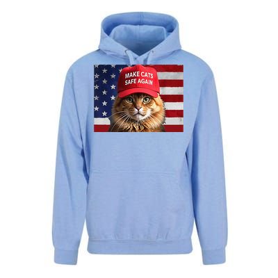 Make Cats Safe Again Gift Unisex Surf Hoodie