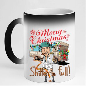 Merry Christmas ShitterS 11oz Black Color Changing Mug