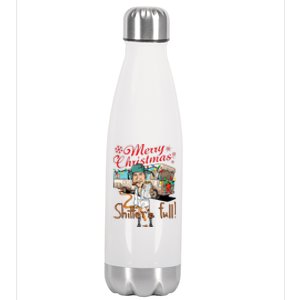 Merry Christmas ShitterS Stainless Steel Insulated Water Bottle