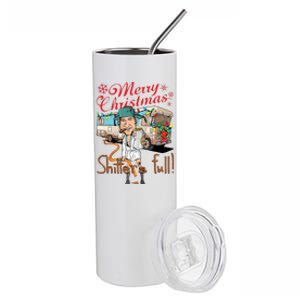 Merry Christmas ShitterS Stainless Steel Tumbler