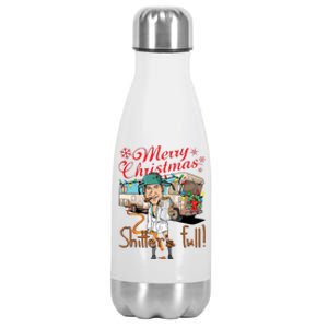 Merry Christmas ShitterS Stainless Steel Insulated Water Bottle