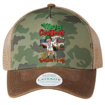 Merry Christmas Shitters Full Funny Christmas Vacation Legacy Tie Dye Trucker Hat