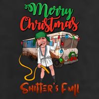 Merry Christmas Shitters Full Funny Christmas Vacation 7 Panel Mesh Trucker Snapback Hat