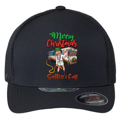 Merry Christmas Shitters Full Funny Christmas Vacation Flexfit Unipanel Trucker Cap