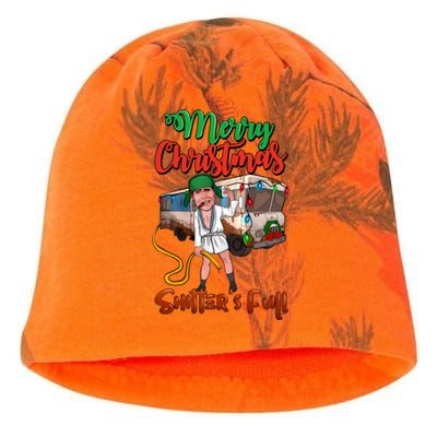 Merry Christmas Shitters Full Funny Christmas Vacation Kati - Camo Knit Beanie