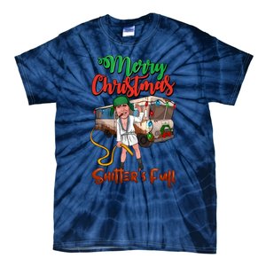 Merry Christmas Shitters Full Funny Christmas Vacation Tie-Dye T-Shirt