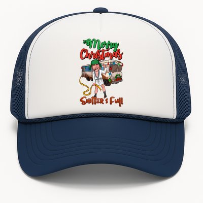 Merry Christmas Shitters Full Funny Christmas Vacation Trucker Hat