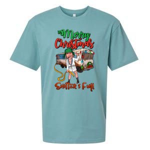 Merry Christmas Shitters Full Funny Christmas Vacation Sueded Cloud Jersey T-Shirt