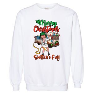 Merry Christmas Shitters Full Funny Christmas Vacation Garment-Dyed Sweatshirt