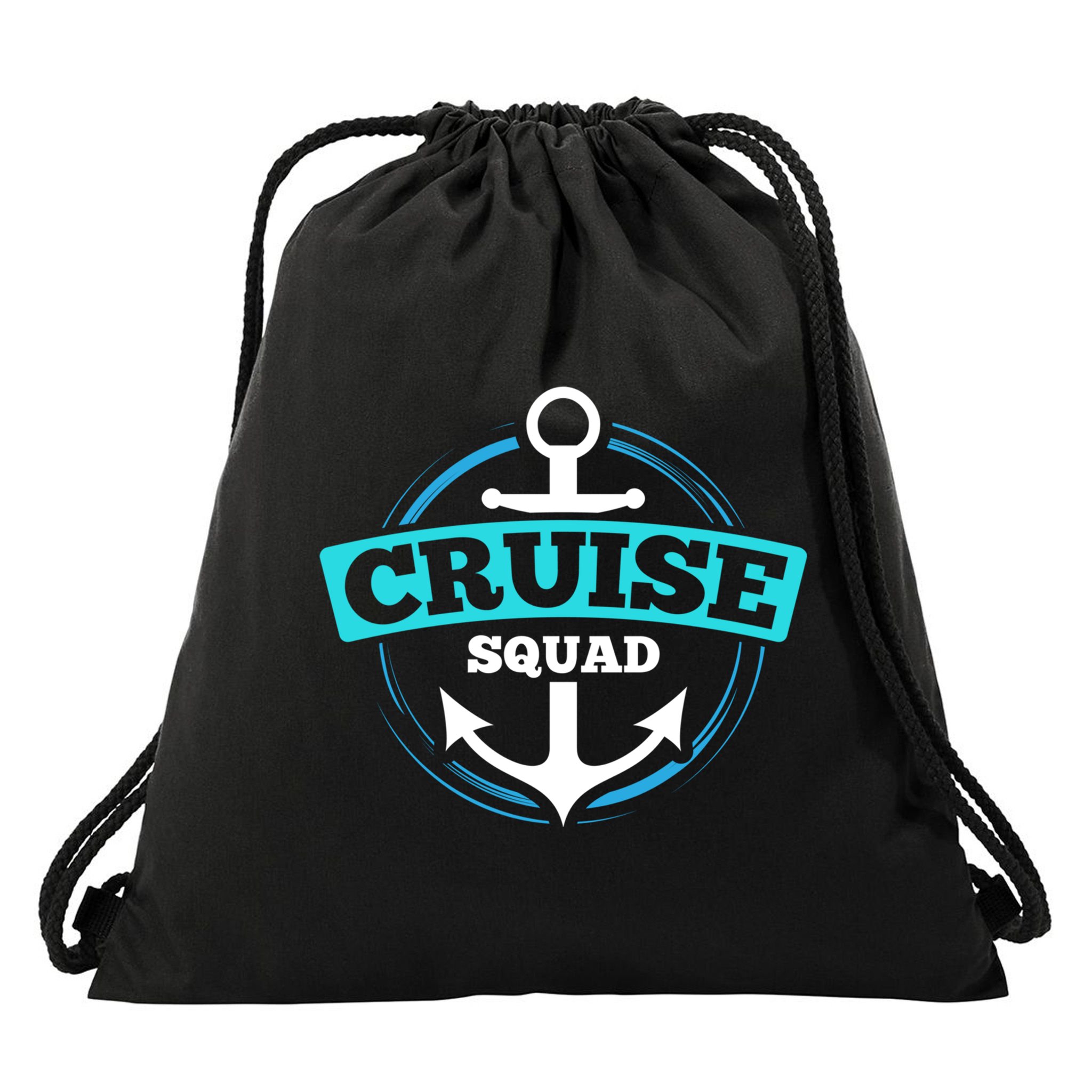 Matching Cruise Squad Funny Gift For Cruise Trip Vacation Cool Gift Drawstring Bag