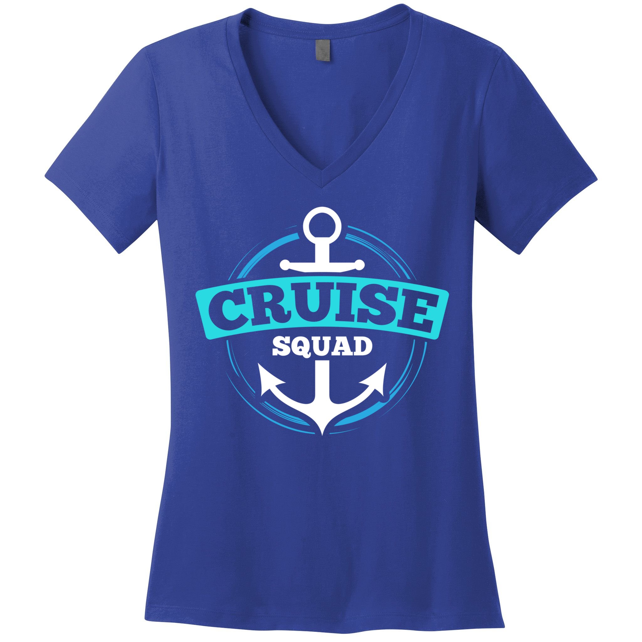 Matching Cruise Squad Funny Gift For Cruise Trip Vacation Cool Gift Women's V-Neck T-Shirt