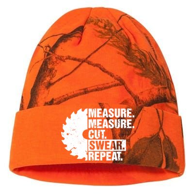 Measure Cut Swear Repeat Idea Handy Man Dad Diy Kati Licensed 12" Camo Beanie