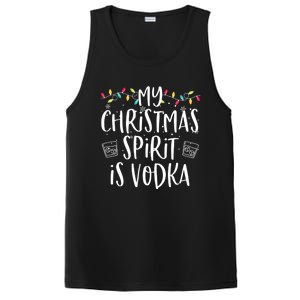 My Christmas Spirit Is Vodka Funny Family Christmas Party Gift PosiCharge Competitor Tank