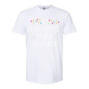 My Christmas Spirit Is Vodka Funny Family Christmas Party Gift Softstyle CVC T-Shirt