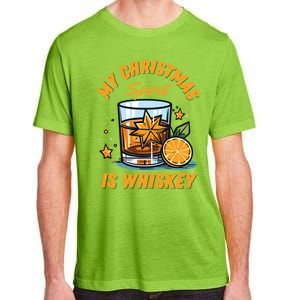 My Christmas Spirit Is Whiskey Christmas Gift Adult ChromaSoft Performance T-Shirt