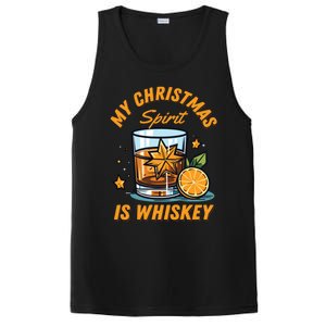 My Christmas Spirit Is Whiskey Christmas Gift PosiCharge Competitor Tank