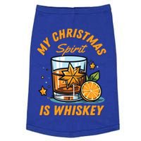 My Christmas Spirit Is Whiskey Christmas Gift Doggie Tank